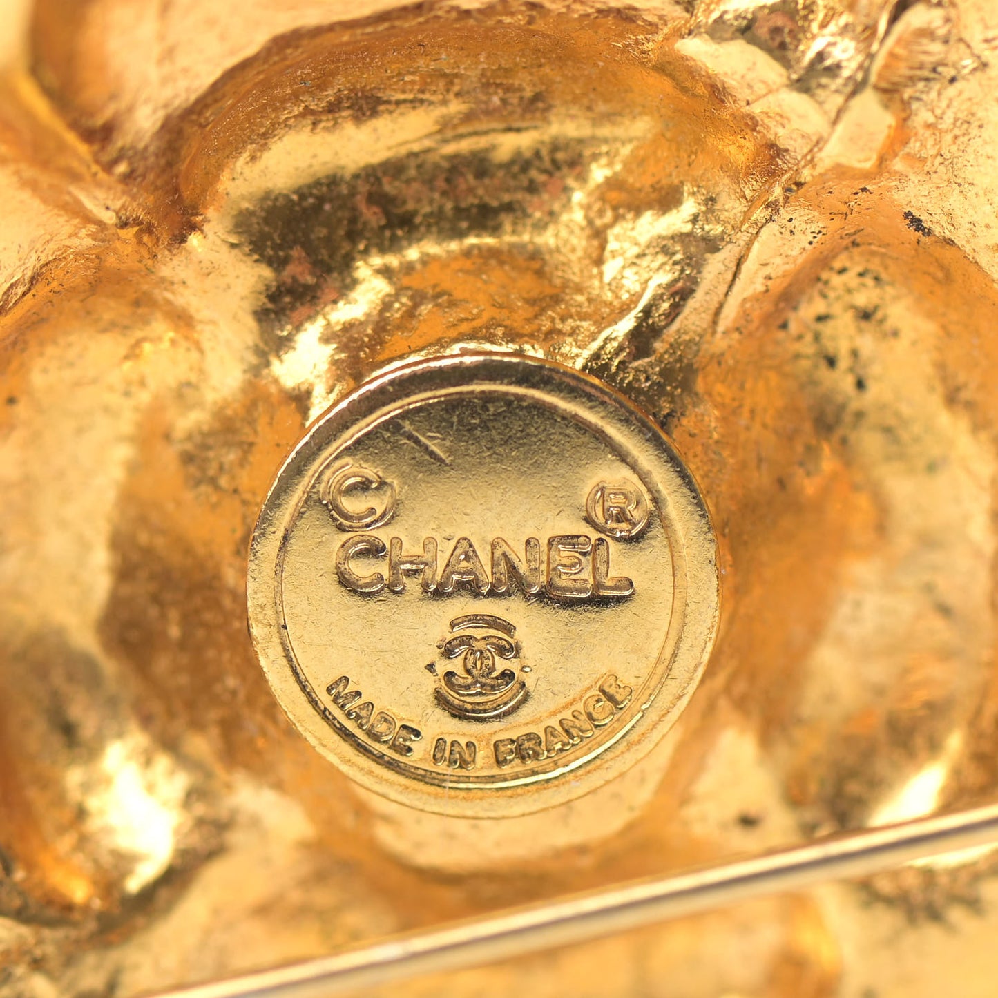 Camellia Brooch Gold
