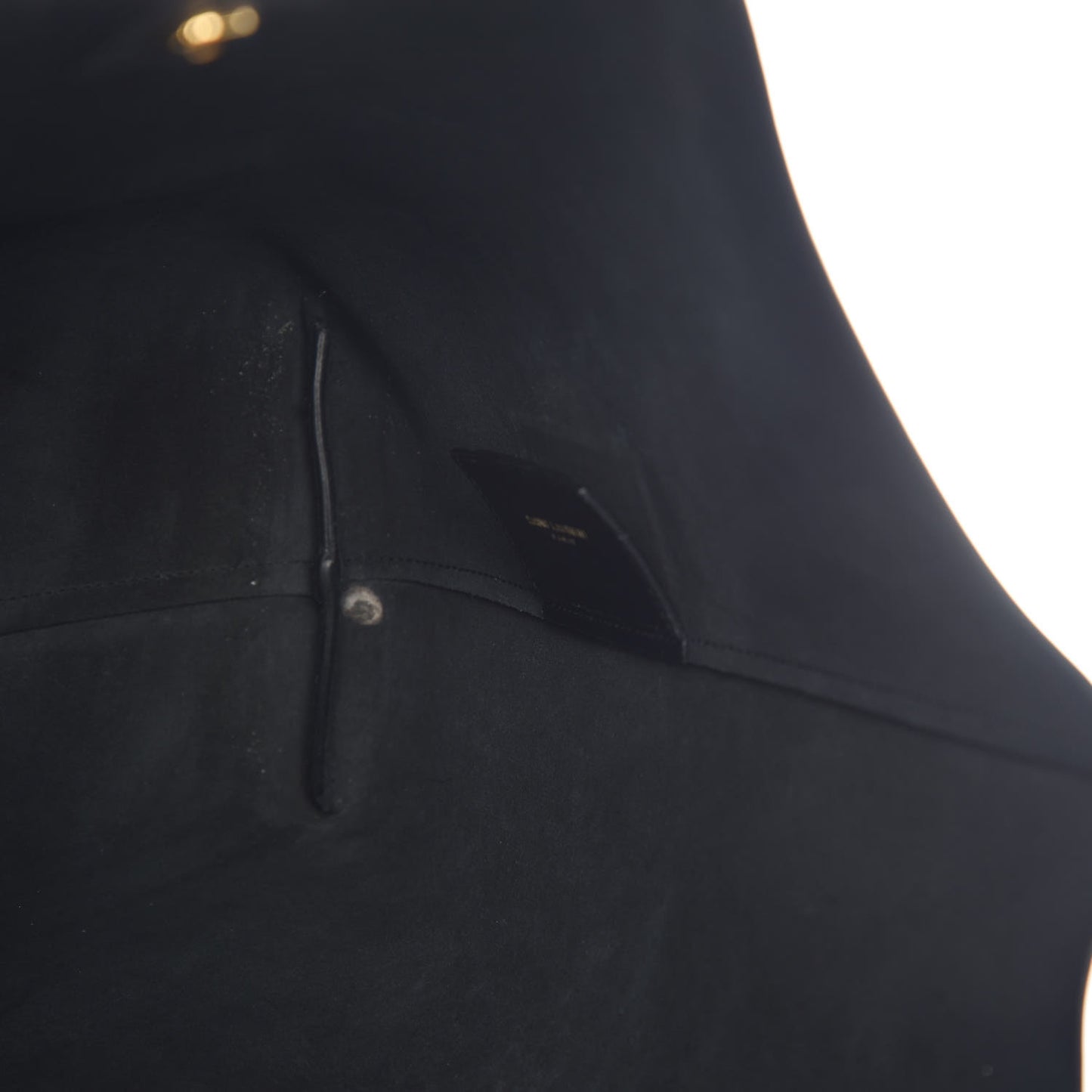Calfskin Large Shopping Tote Black