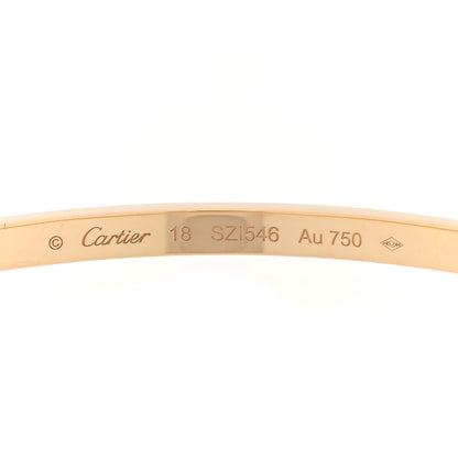 Cartier 18K Yellow Gold Small LOVE Bracelet 18 3 of 7