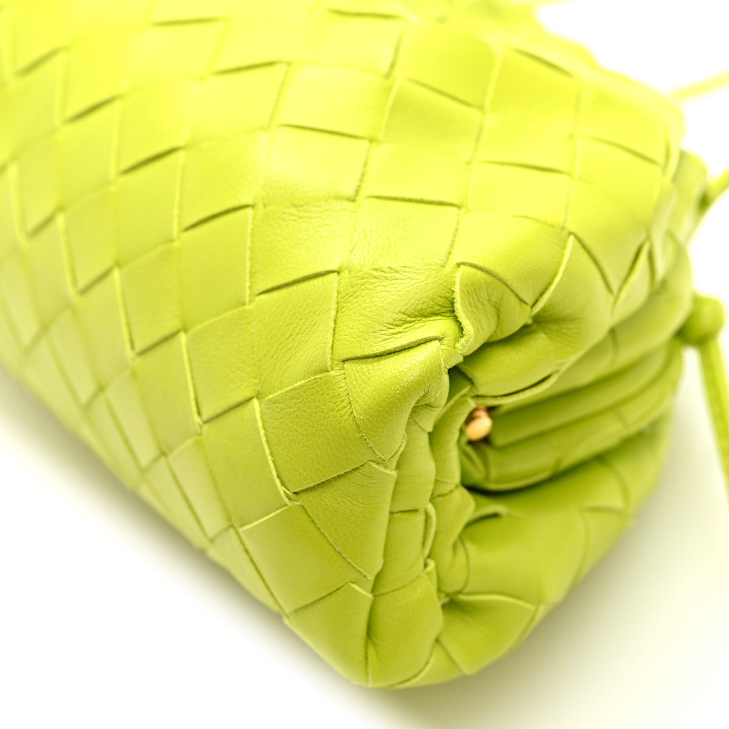 Bottega Veneta Nappa Intrecciato The Mini Pouch Kiwi 9 of 9