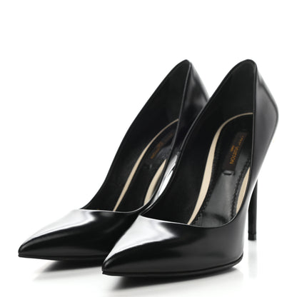 Louis Vuitton Calfskin Eyeline Pumps 36.5 Black 3 of 8