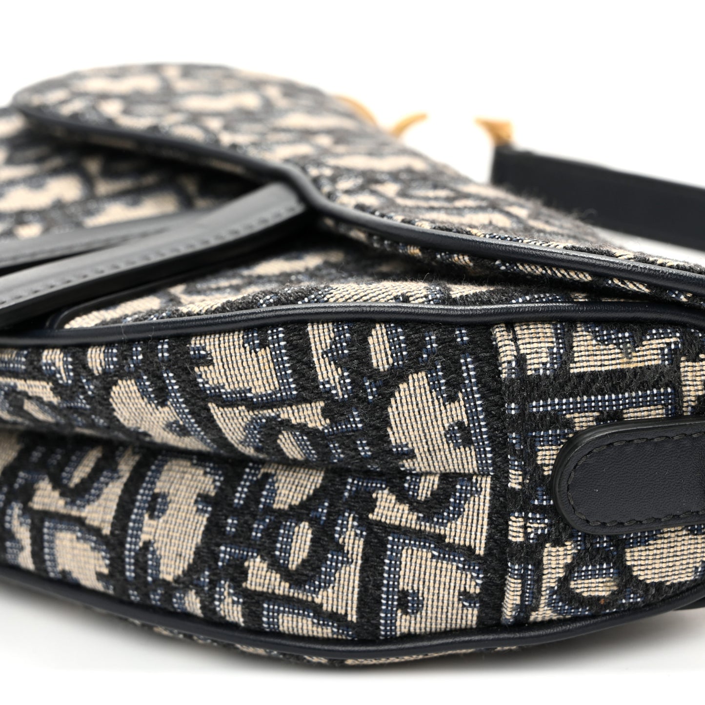 Oblique Mini Saddle Bag Blue