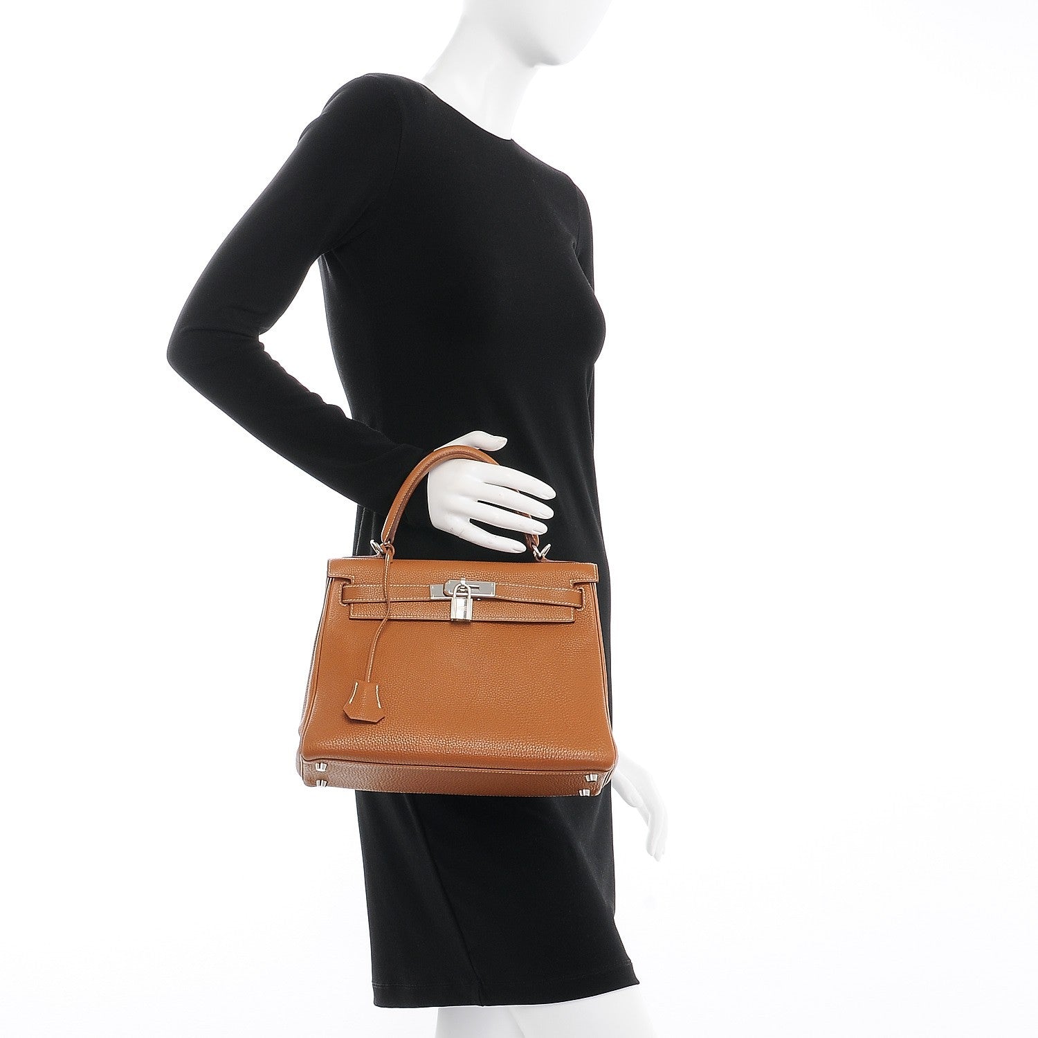 Hermes Togo Kelly Retourne 28 Gold 3 of 31