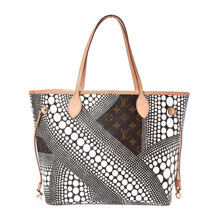 Louis Vuitton Monogram Kusama Waves Neverfull MM White 1 of 8