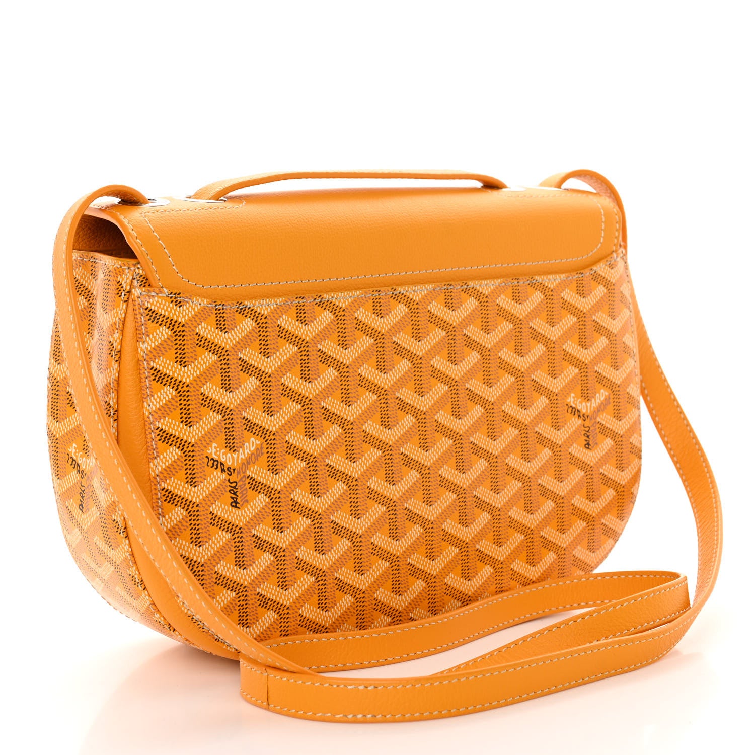 Goyard Goyardine 233 PM Shoulder Bag Yellow 3 of 9