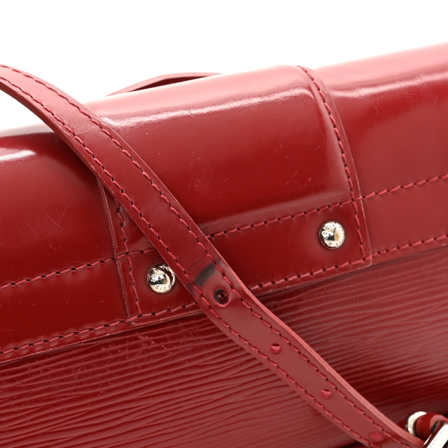 Louis Vuitton Epi Montaigne Clutch Red 11 of 11