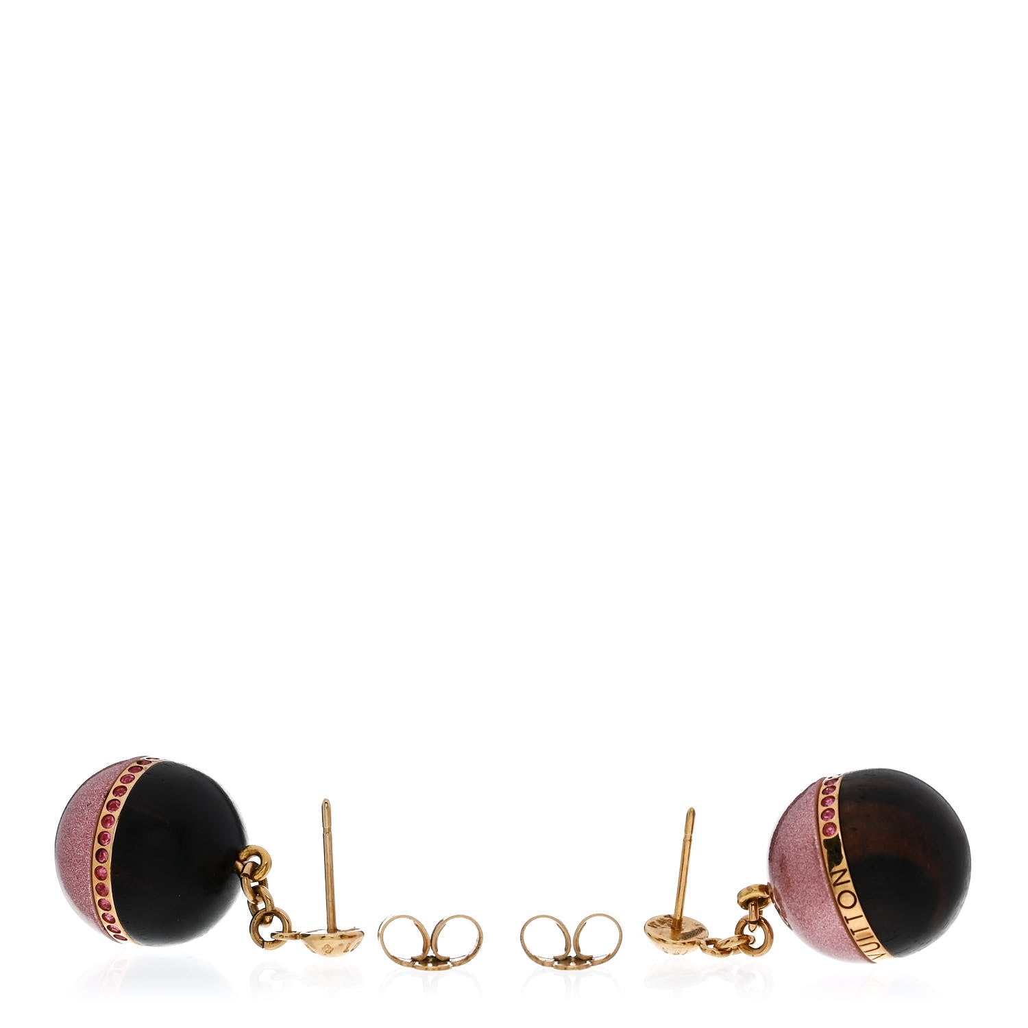 Louis Vuitton Magnetic Glitter Earrings 3 of 6