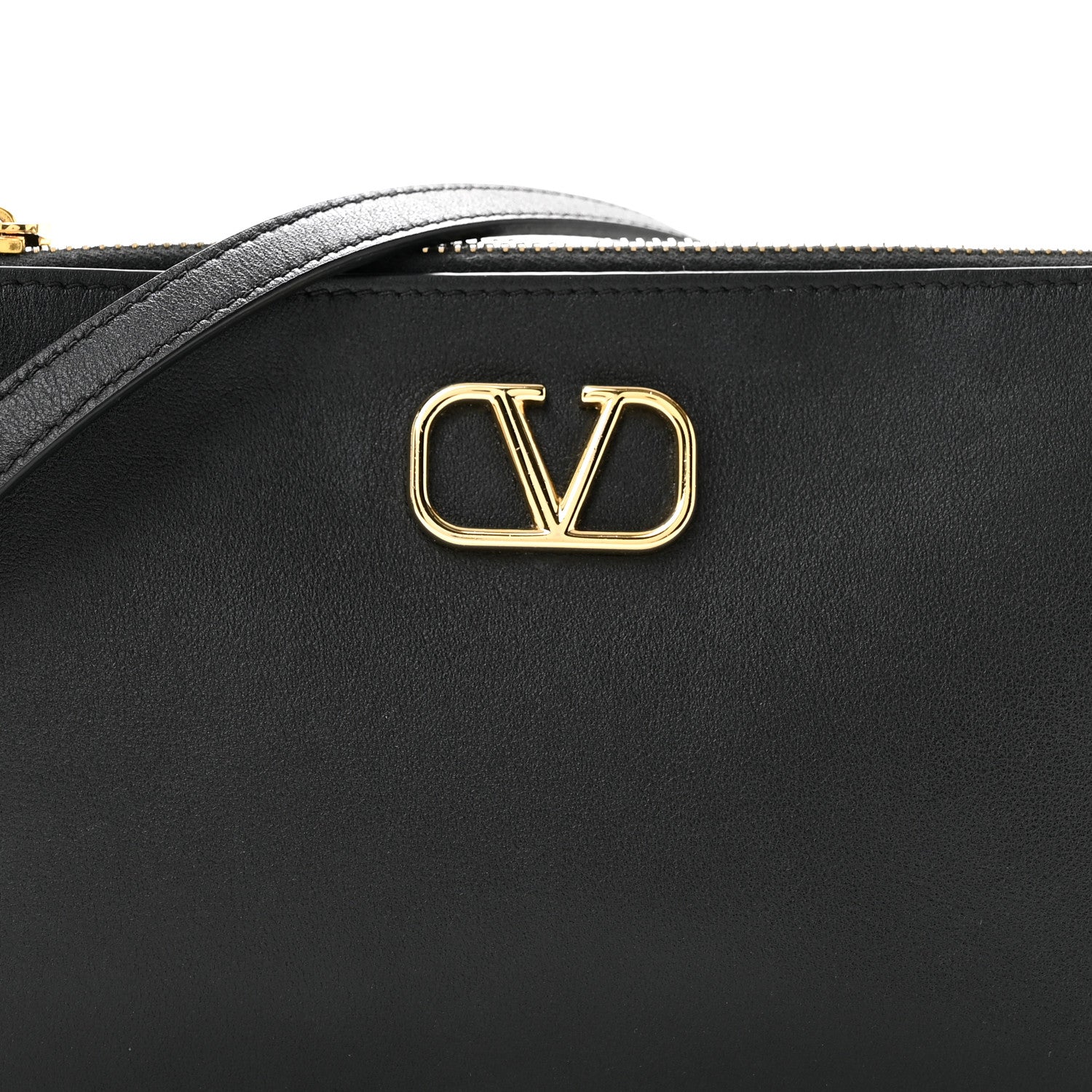 Valentino Garavani Calfskin Mini Vlogo Crossbody Bag Black 7 of 11