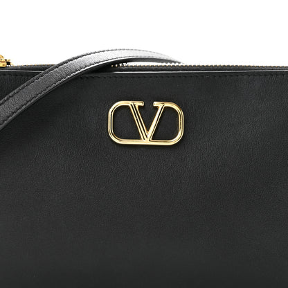 Valentino Garavani Calfskin Mini Vlogo Crossbody Bag Black 7 of 11