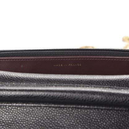 Chanel Caviar Quilted Wallet On Chain WOC Black 7 of 14