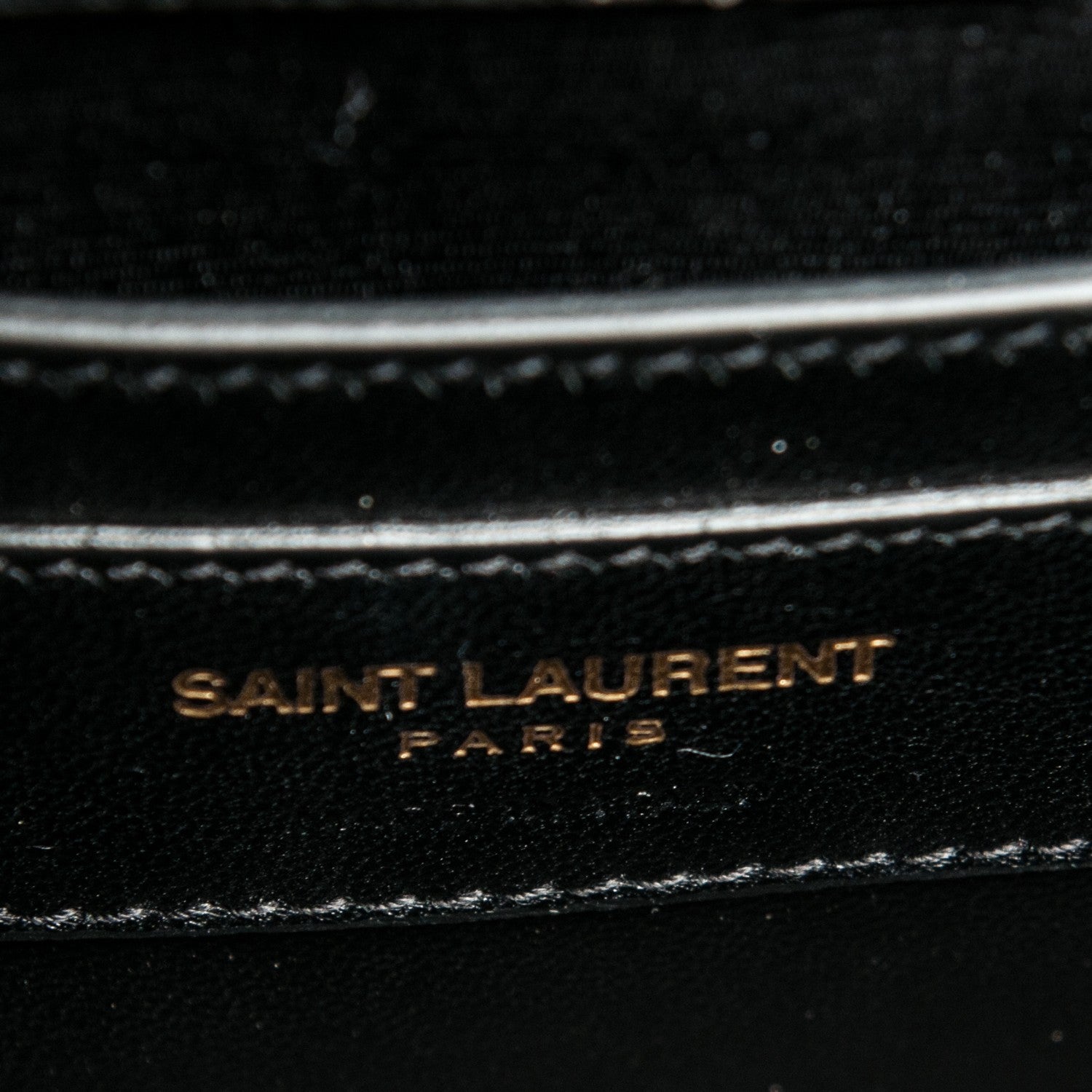 Saint Laurent Grain De Poudre Small Classic Monogram Satchel Black 7 of 8