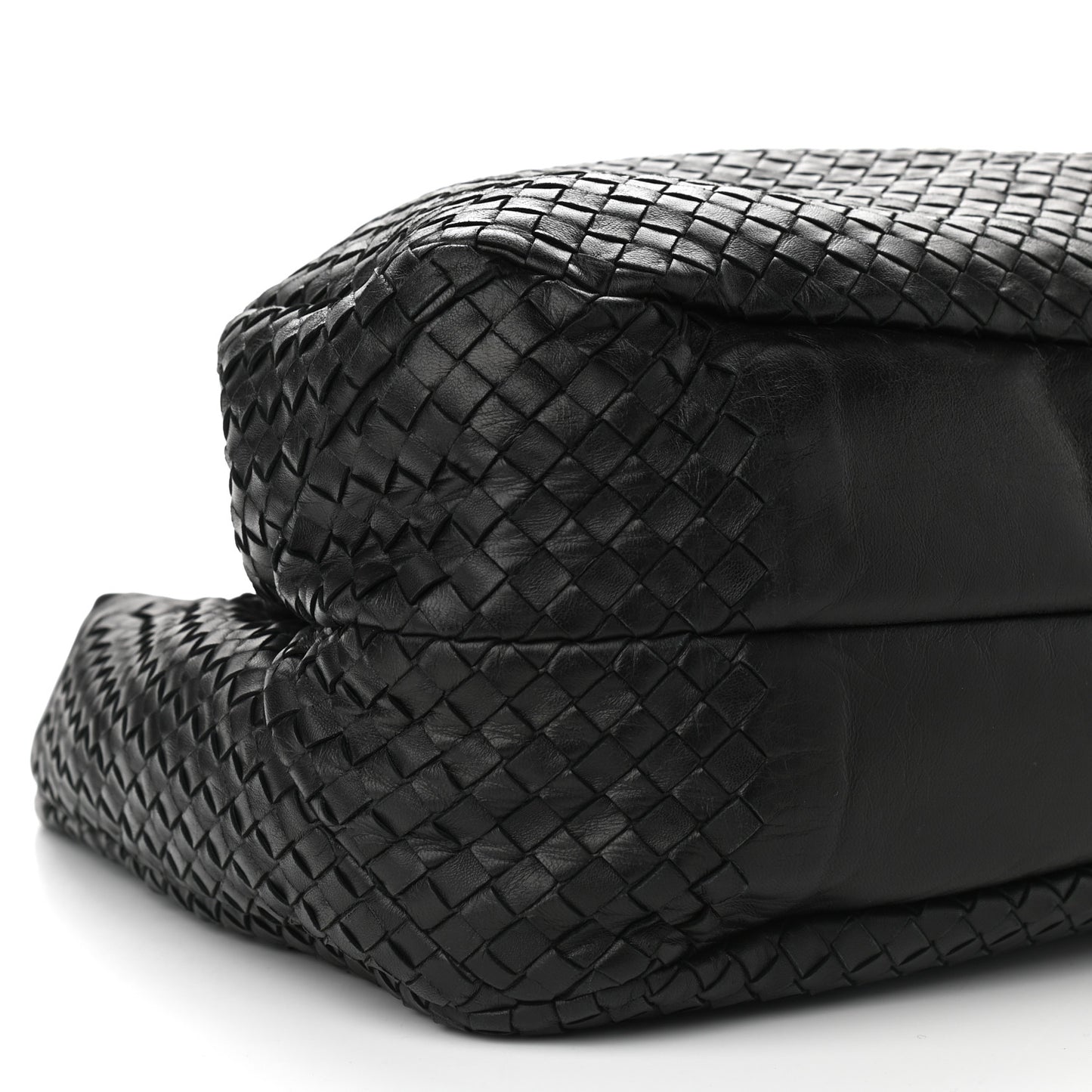 Nappa Intrecciato Large Campana Black