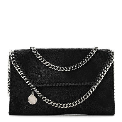 Stella McCartney Shaggy Deer Mini Falabella Crossbody Bag Black 1 of 12