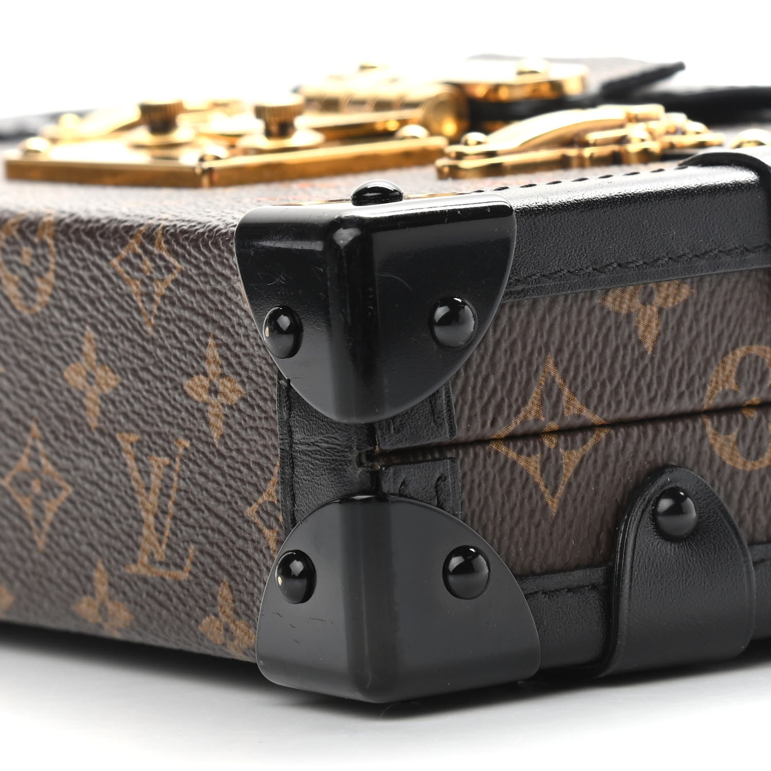 Louis Vuitton Monogram Petite Malle Black 9 of 11