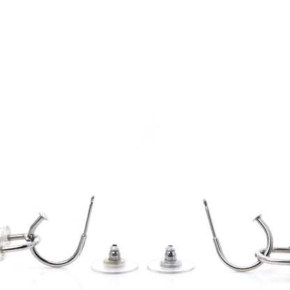 Chanel Resin Pearl CC Padlock Earrings Grey 3 of 4