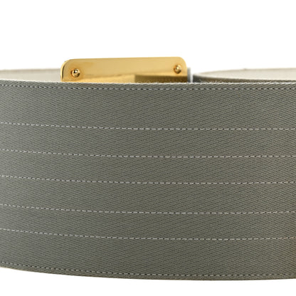 Chanel Jersey CC Wide Belt 80 32 Grey 8 of 8
