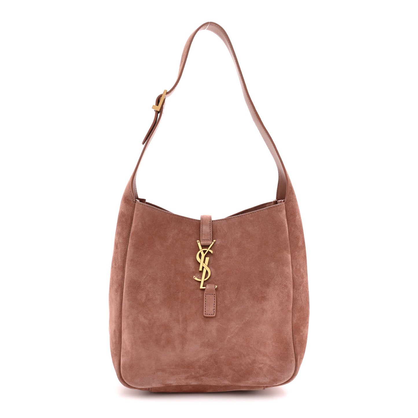 Suede Calfskin Small Le 5 A 7 Soft Hobo Barley Pink