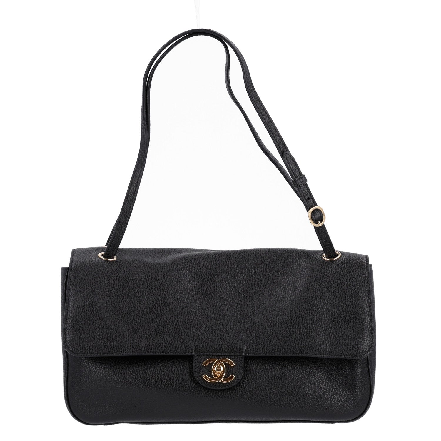 Chanel Grained Calfskin Small Souplissimo Maxi Flap Black 1 of 10