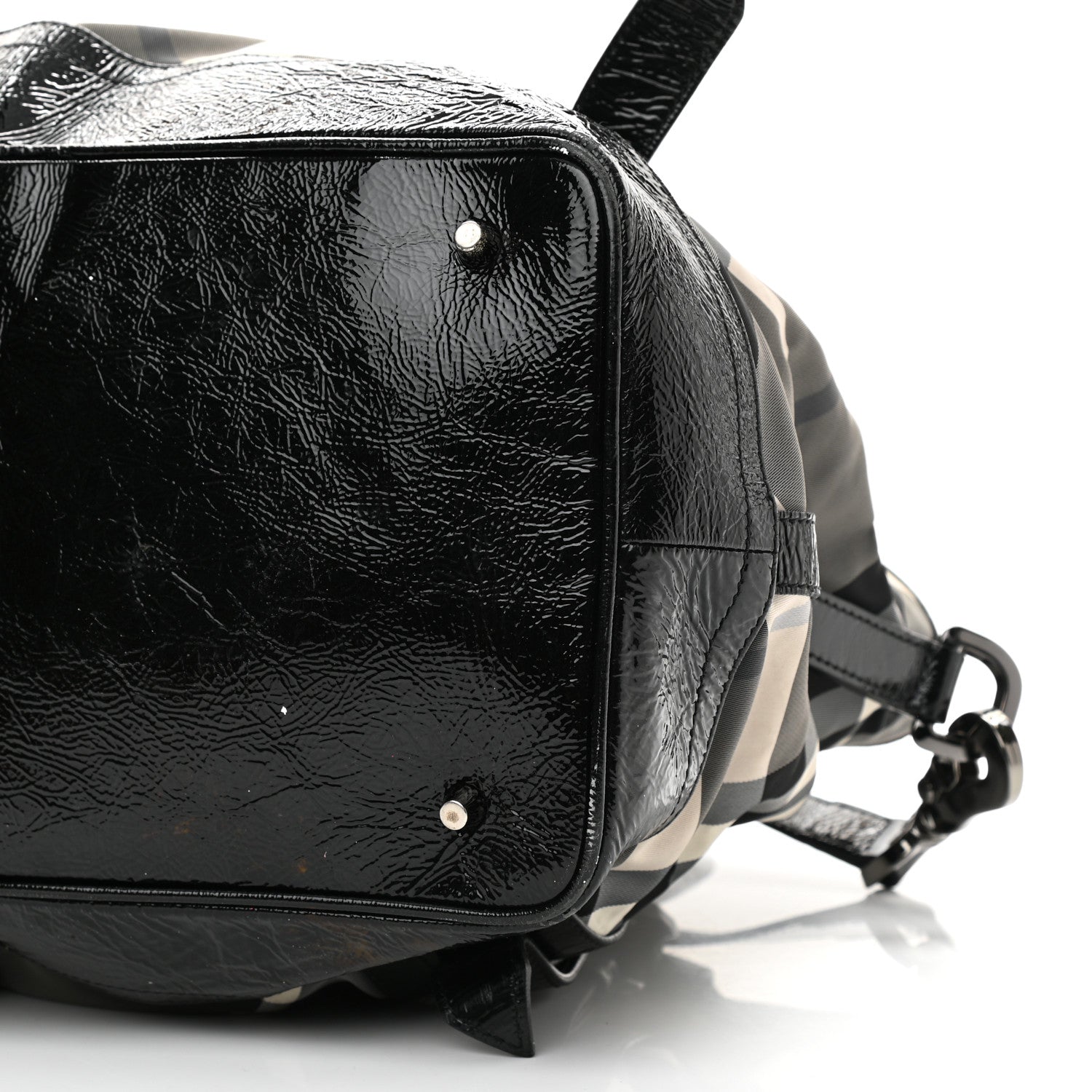 Burberry Nylon Beat Check Lowry Black 10 of 10