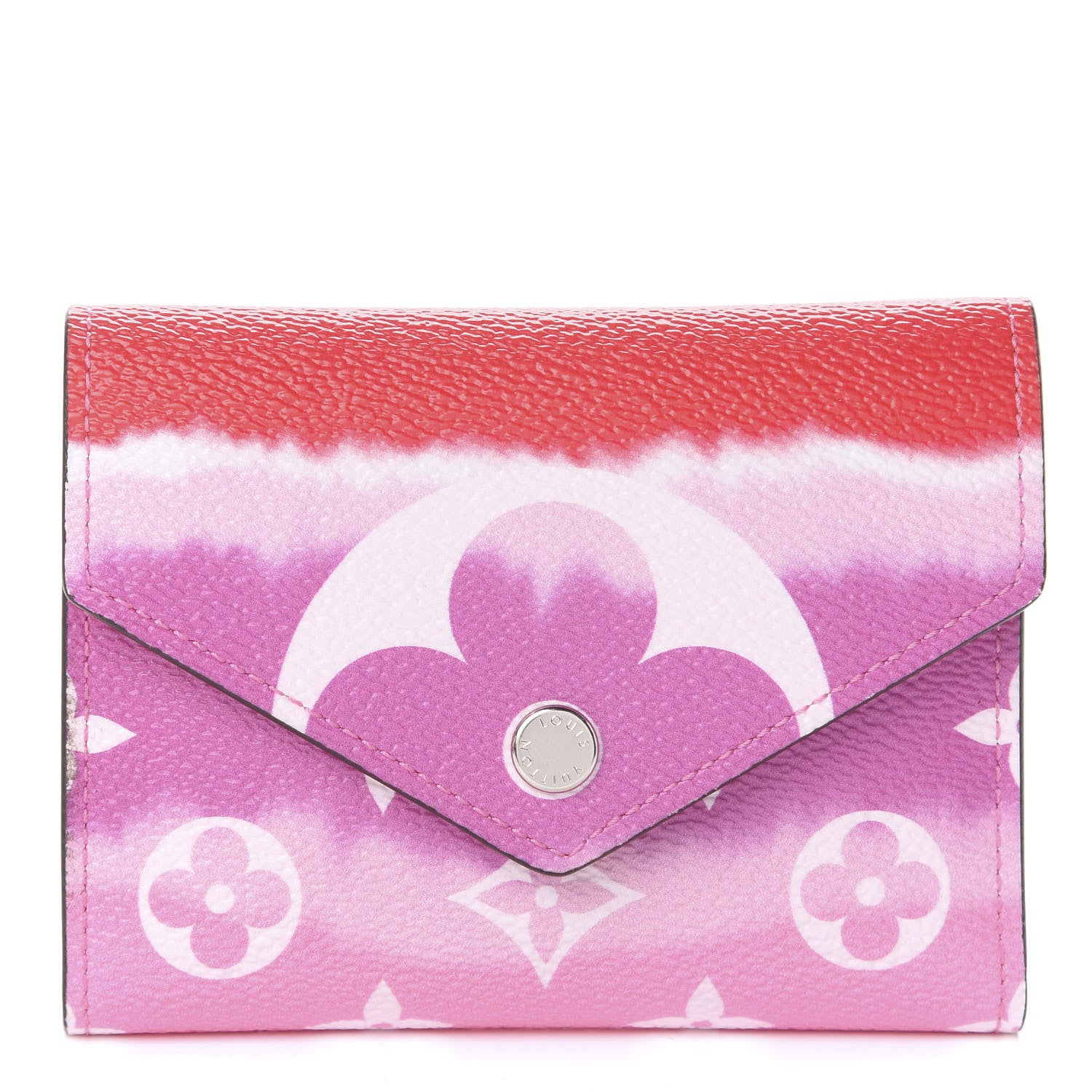 Louis Vuitton Monogram Escale Victorine Wallet Red 1 of 5