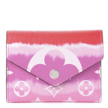 Louis Vuitton Monogram Escale Victorine Wallet Red 1 of 5