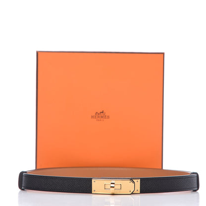 Hermes Epsom Kelly Belt Black 7 of 7