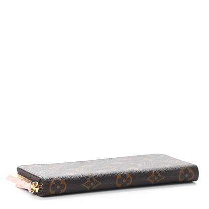 Louis Vuitton Monogram Clemence Wallet Rose Ballerine 4 of 6