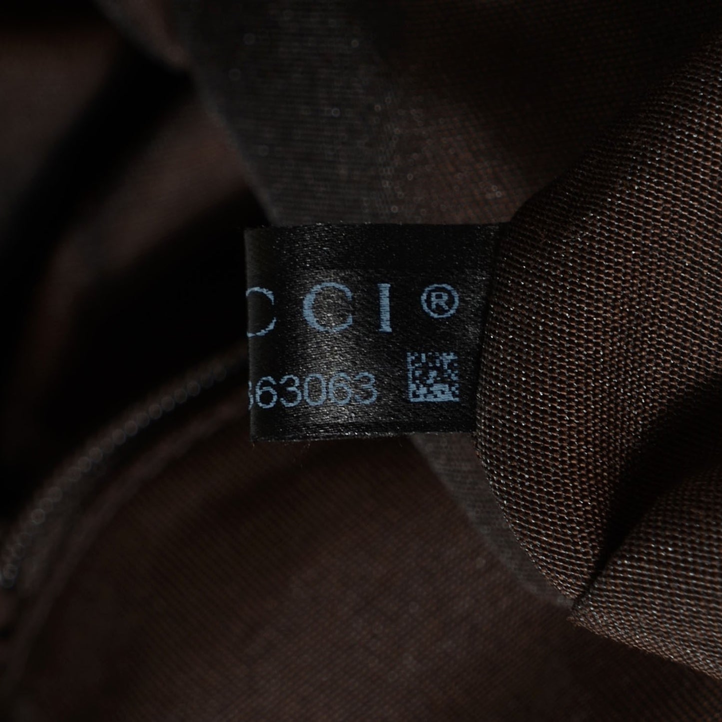 Crystal Monogram Medium Abbey Convertible Tote Dark Brown