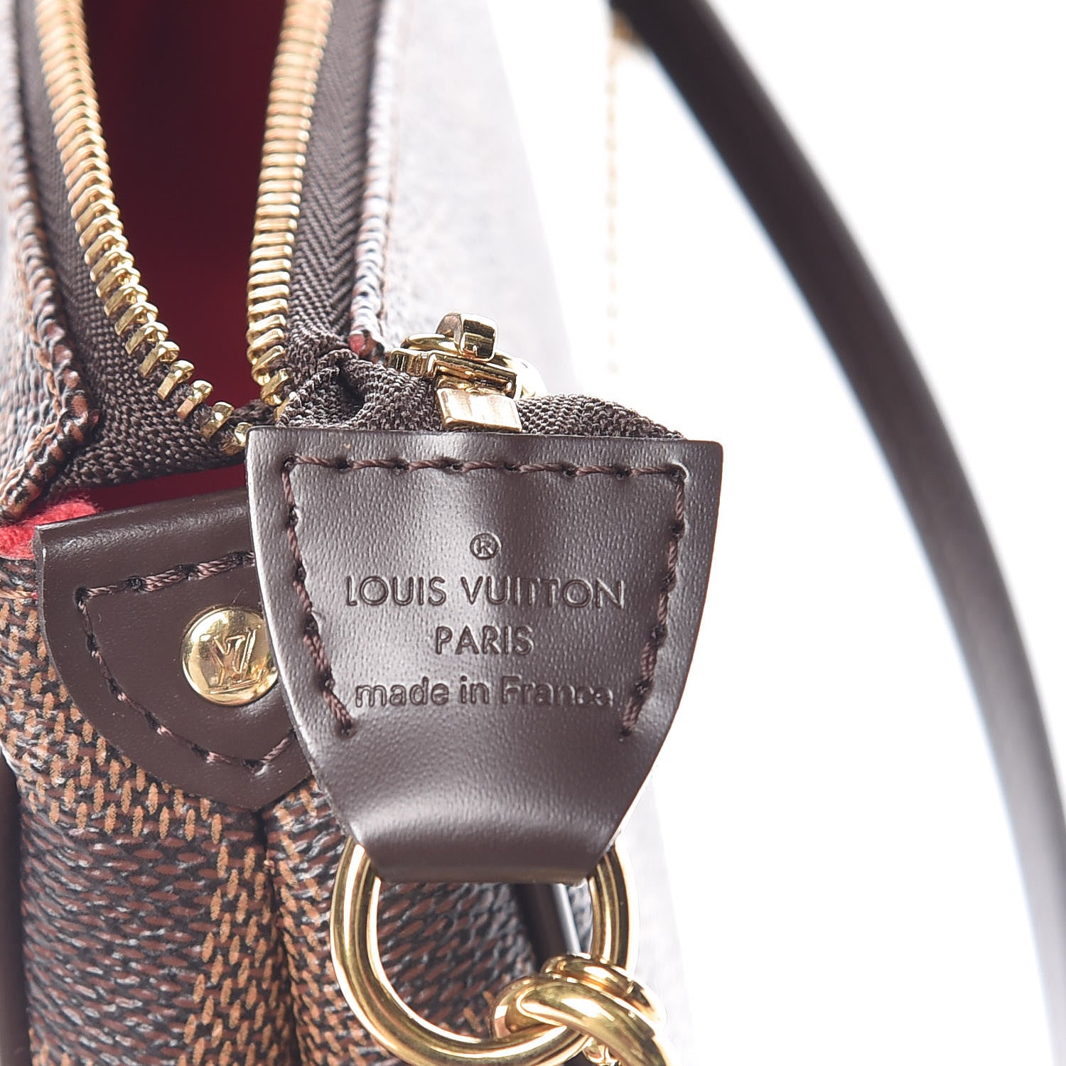 Louis Vuitton Damier Ebene Eva Clutch 7 of 10