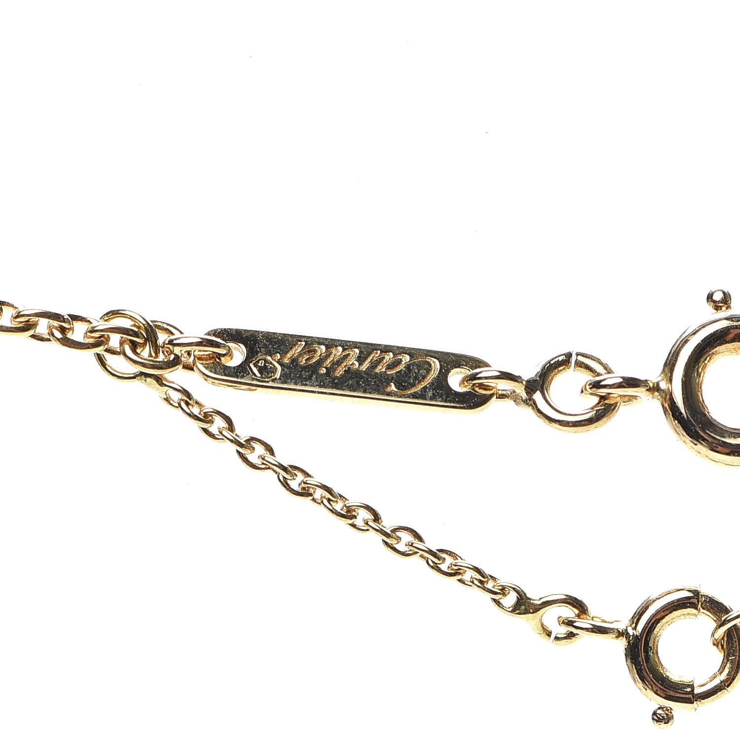 Cartier 18K Yellow Gold Medium Hearts and Symbols Necklace 4 of 5