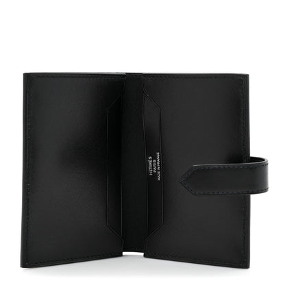 Hermes Box Bearn Card Holder Wallet Black 5 of 8