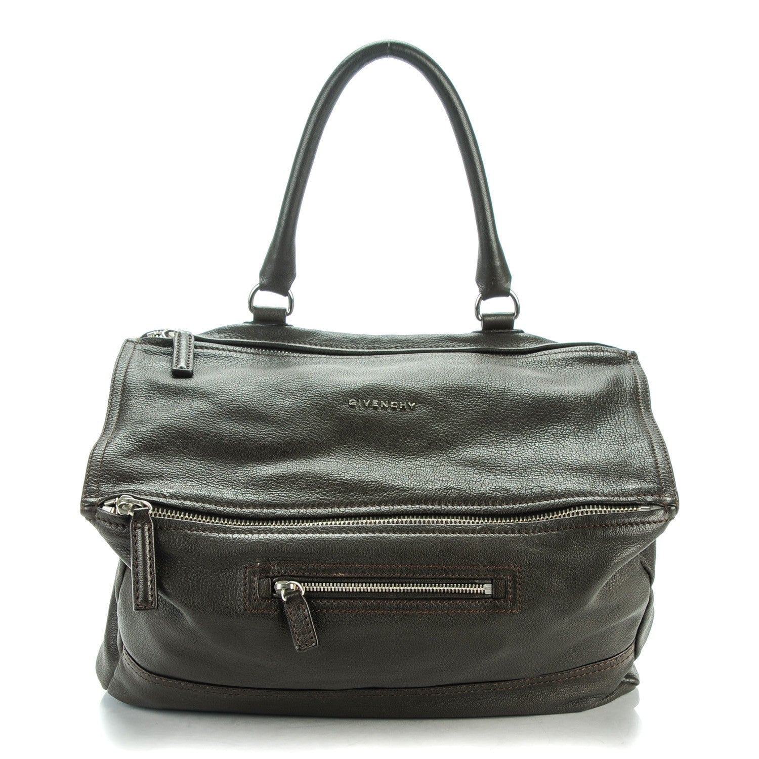 Givenchy Sugar Goatskin Large Pandora Dark Brown 1 of 7