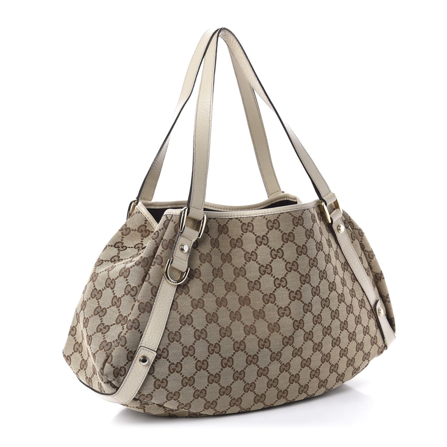 Gucci Monogram Medium Abbey Shoulder Bag Off White 3 of 10