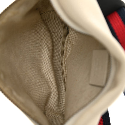 Gucci Grained Calfskin Small Logo Belt Bag White 5 of 13