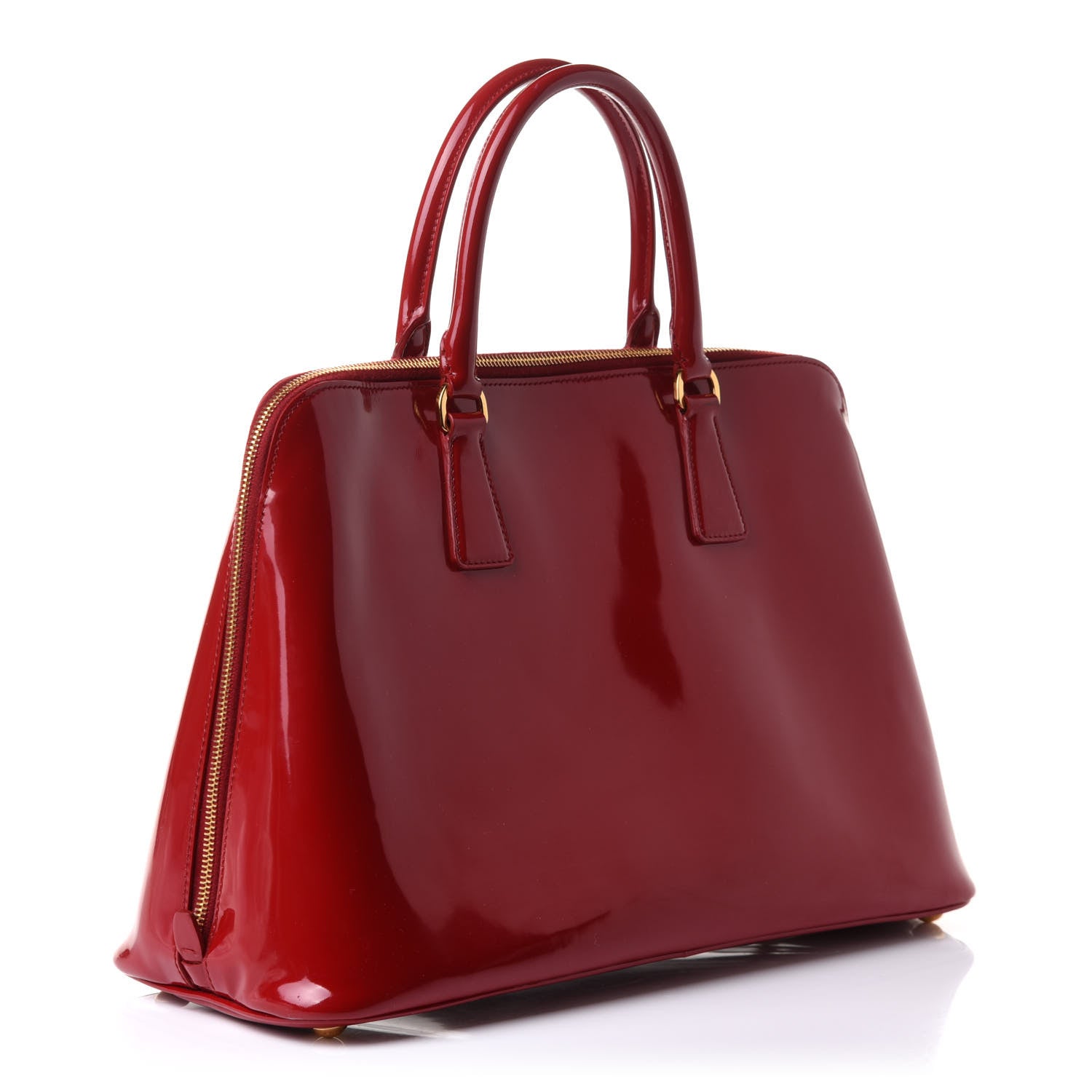 Prada Spazzolato Large Promenade Tote Rubino 3 of 13