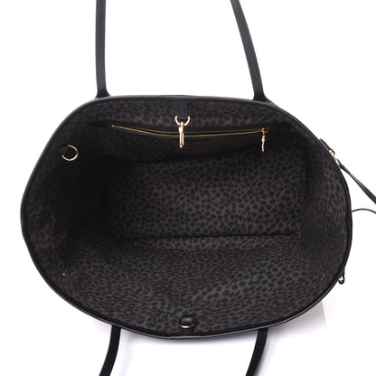 Louis Vuitton Monogram Giant Wild At Heart Neverfull MM Black 5 of 9