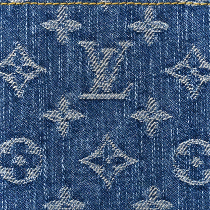 Louis Vuitton Monogram Denim Zippy Wallet NM Blue 7 of 11