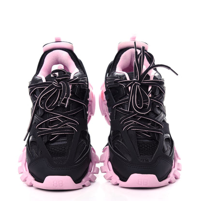 Balenciaga Mesh Nylon Bi-Color Womens Track Sneakers 38 Black Pink 5 of 10