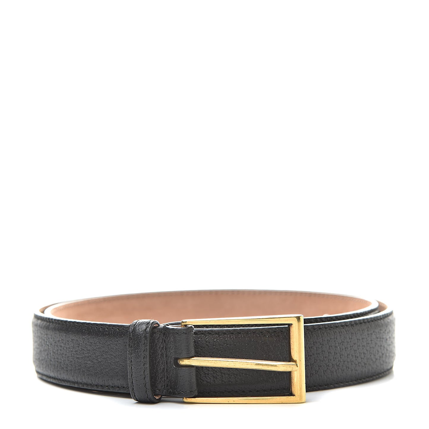 Textured Calfskin 30mm Belt 95 38 Black