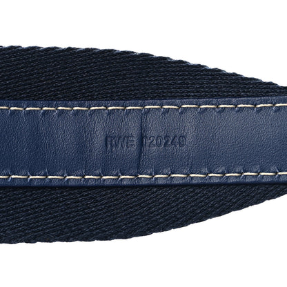 Goyard Canvas Calfskin Adjustable Shoulder Strap Navy Blue 5 of 5