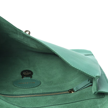 Mulberry Classic Grain Calfskin Willow Clutch Emerald 4 of 9