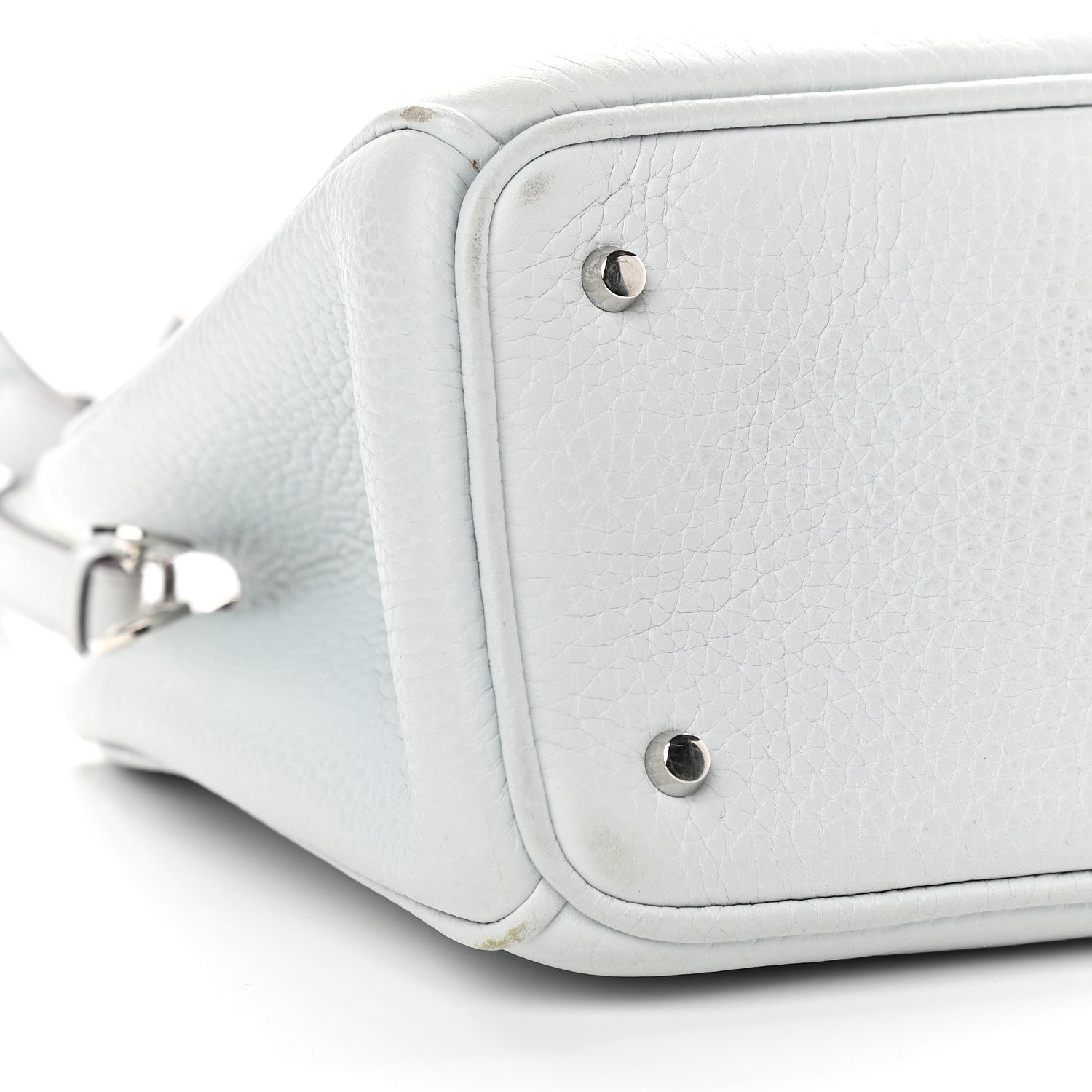 Christian Dior Bullcalf Mini Diorissimo Tote White 8 of 10