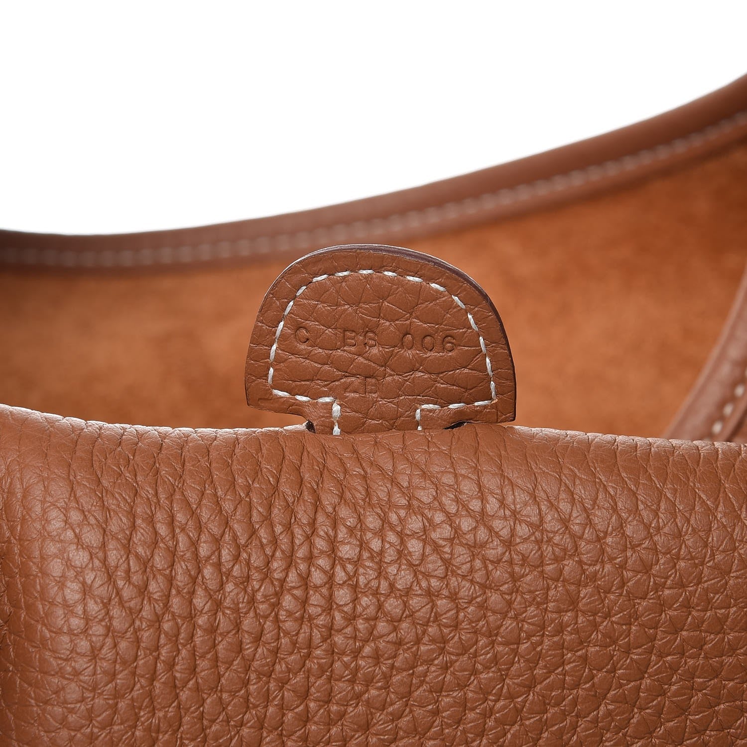 Hermes Taurillon Clemence Evelyne III PM Gold 7 of 9