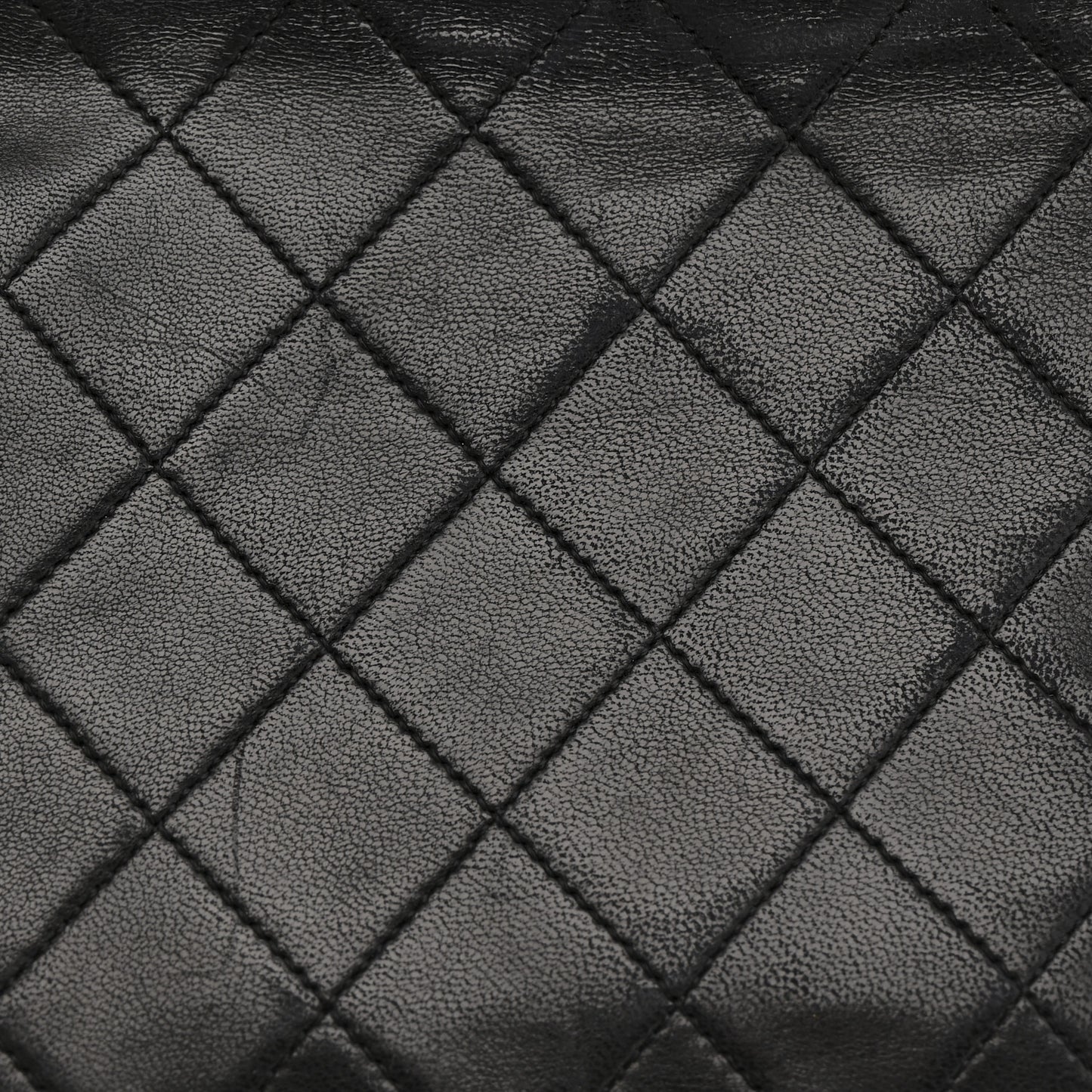 Lambskin Quilted Small Single Flap Black