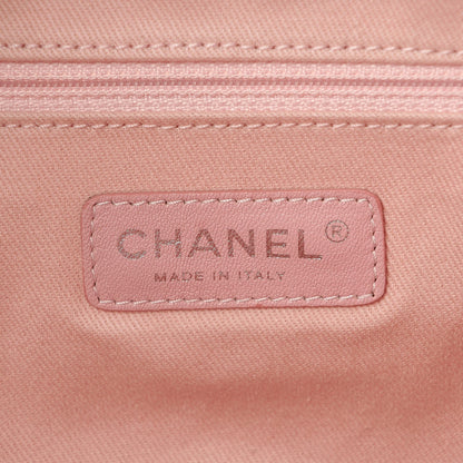Chanel Woven Straw Raffia Large Deauville Tote Pink 7 of 17