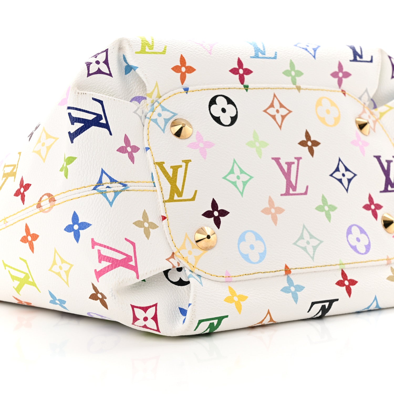 Louis Vuitton Monogram Multicolor Annie MM White 8 of 10