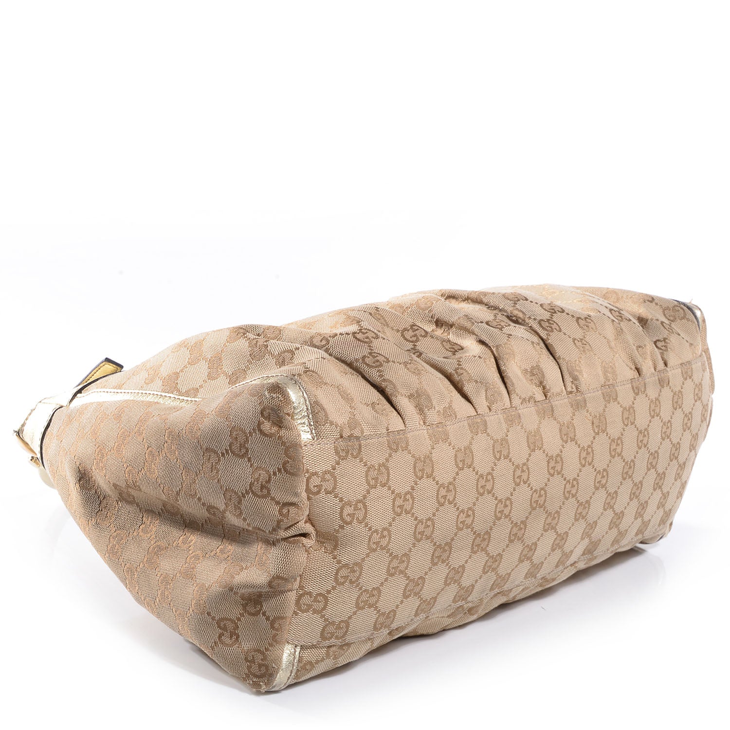 Gucci Monogram D Gold Large Hobo 4 of 9