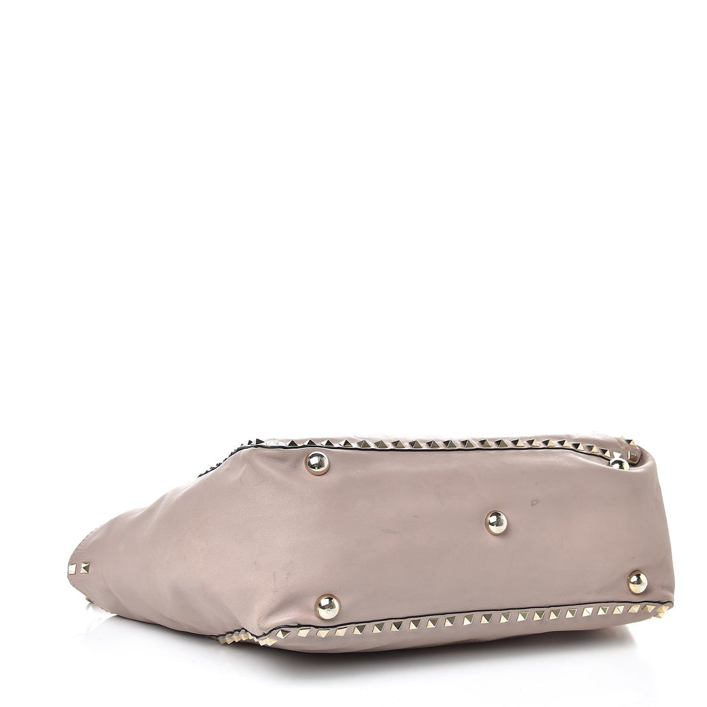 Vitello Medium Rockstud Tote Poudre