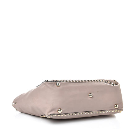 Valentino Garavani Vitello Medium Rockstud Tote Poudre 4 of 13