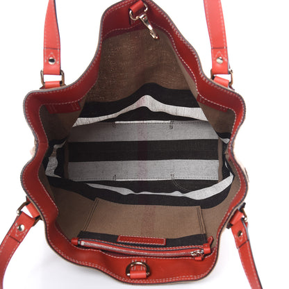 Burberry Canvas Mega Check Medium Maidstone Red 5 of 14